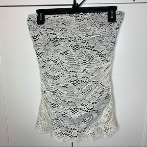 Mossimo Lace Overlay Swimsuit